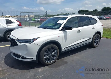 2024 Acura Mdx A-Spec z USA, uszkodzony, nr VIN 5J8YE1H07RL010388